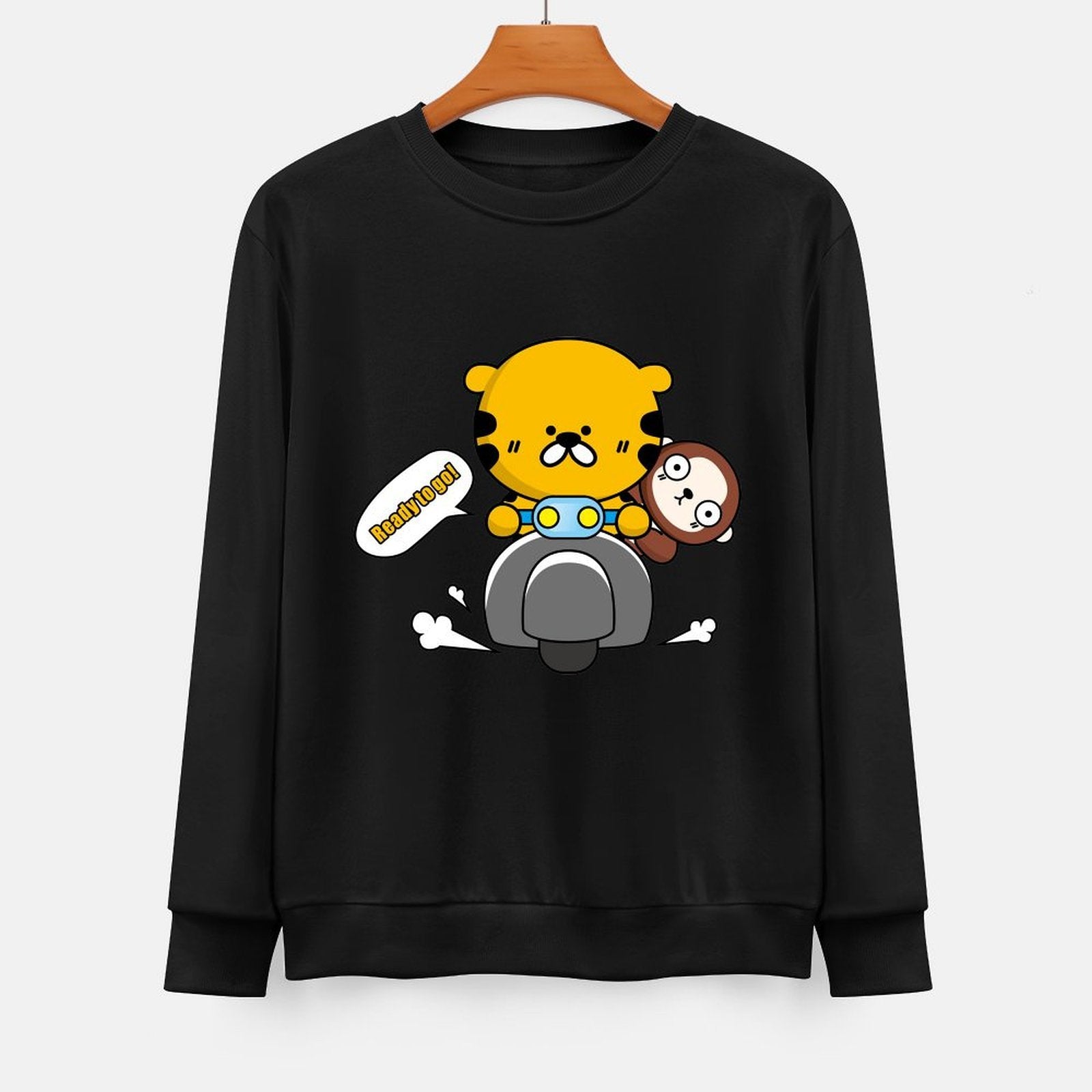 Front Patterned Long Sleeve TopUrban Natural